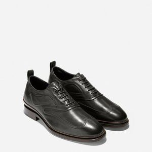 Cole Haan Men's Washington Grand Dark Gray Leather Oxford Dress Shoes 11.5M NIB